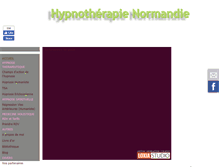 Tablet Screenshot of hypnotherapienormandie.com